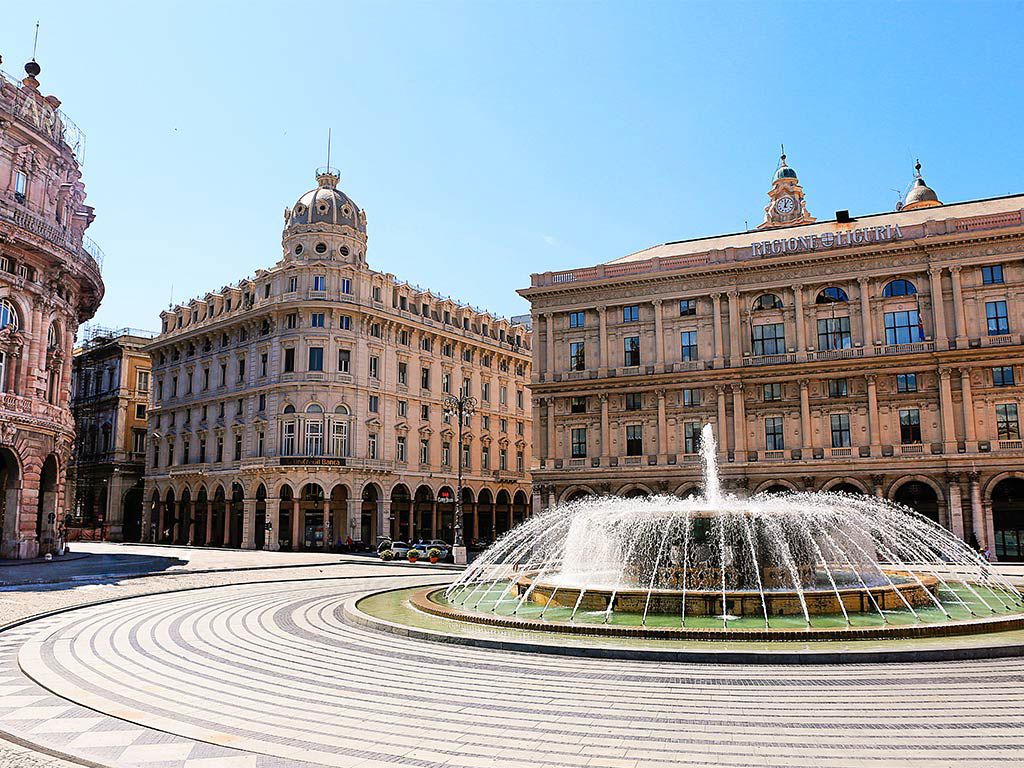 Piazza De Ferrari a Genova